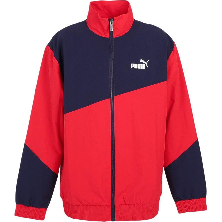 Puma Red Logo Stand-Up Collar Zip Jacket 847511-11