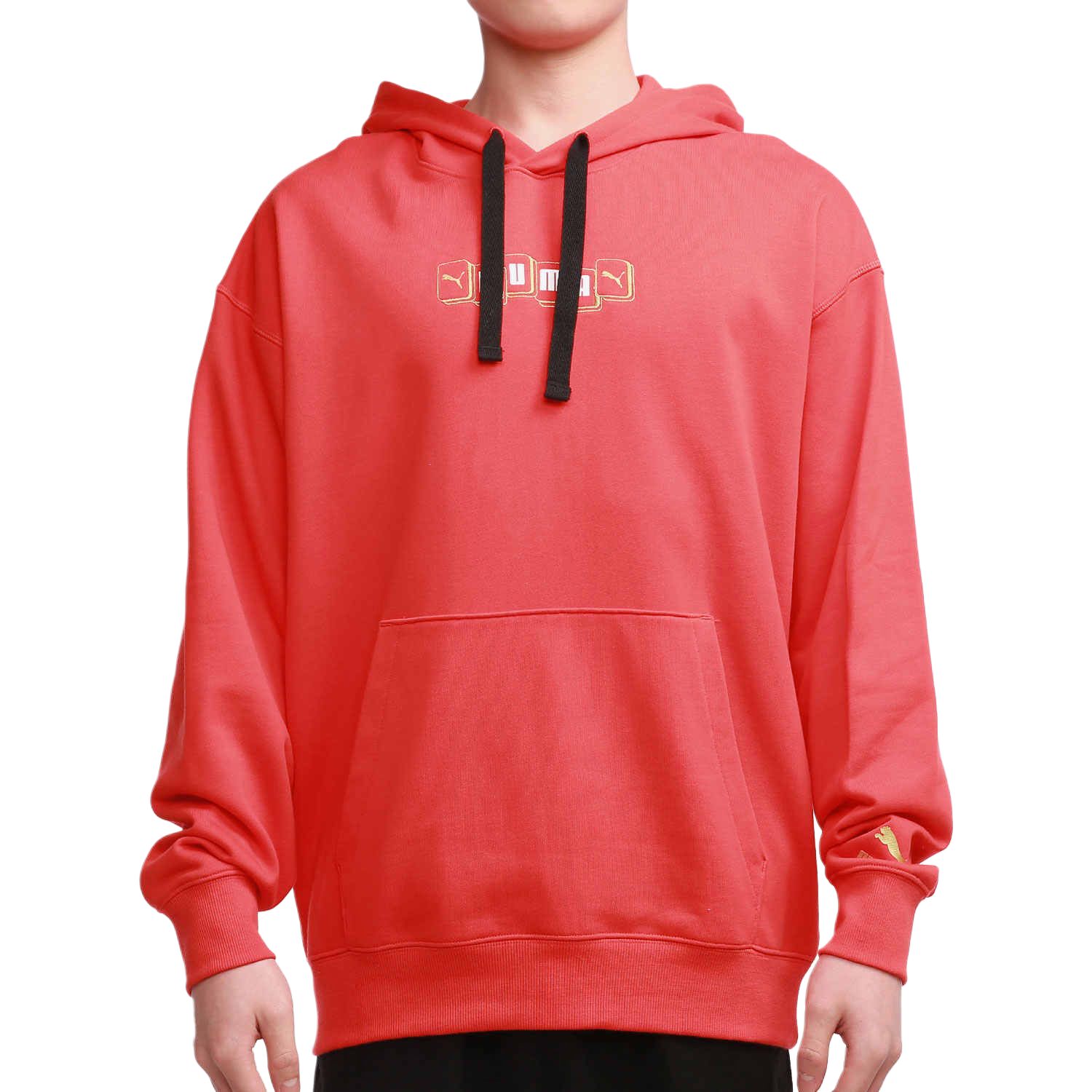 Puma Red Printed Back Pullover Hoodie 531299-23