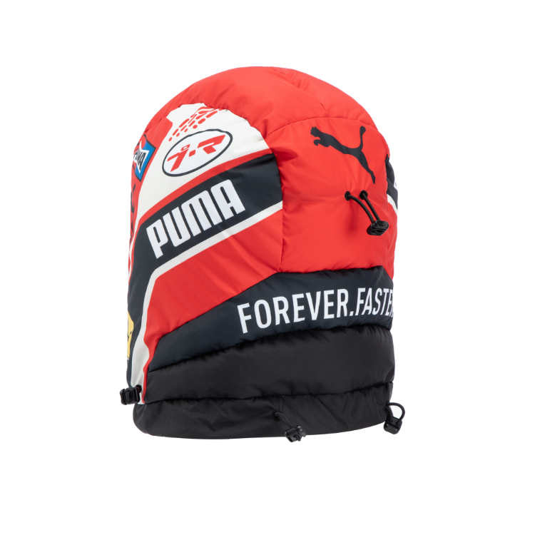Lookbook 푸마 레드 프린트 폴리에스터 모자 유니섹스 커플 스타일 101617_02588602 10161702588602