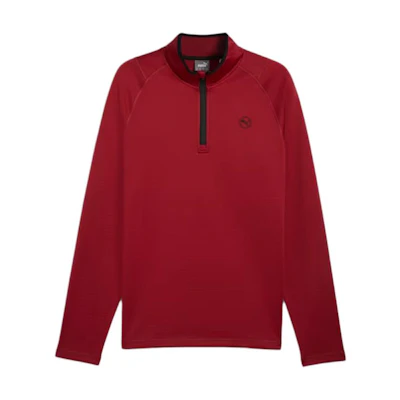 Puma Red Stand Collar Pullover Jacket Stylish Casual Essential 626982-06