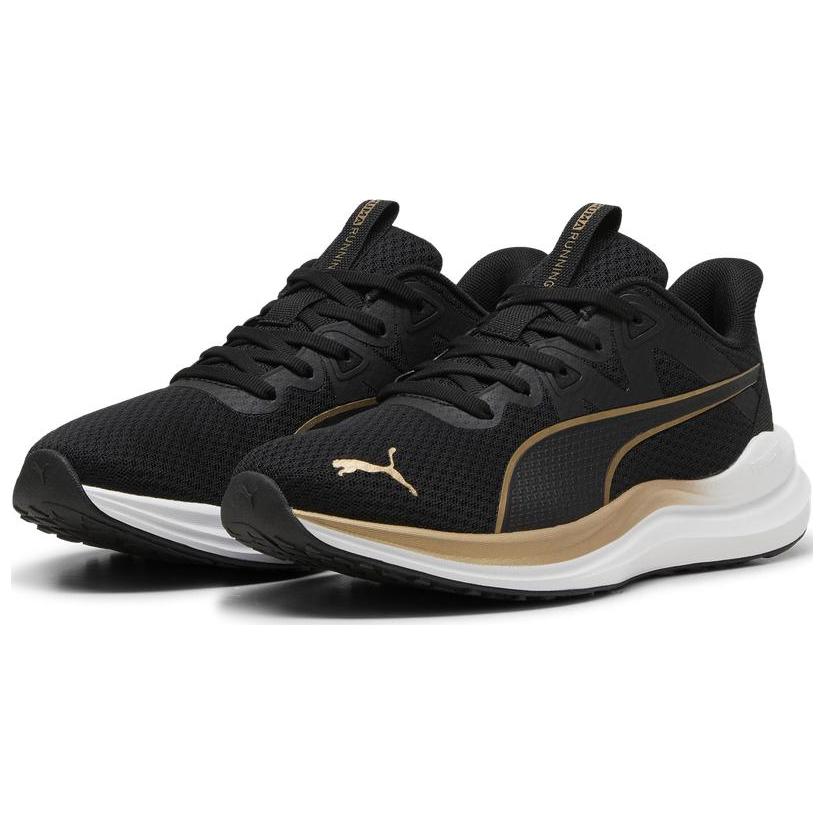 Lookbook プーマ リフレクト ライト 'ブラックゴールド' 378768-27 378768-27