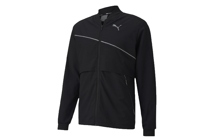Puma Reflective Running Zip Jacket Black 51937001