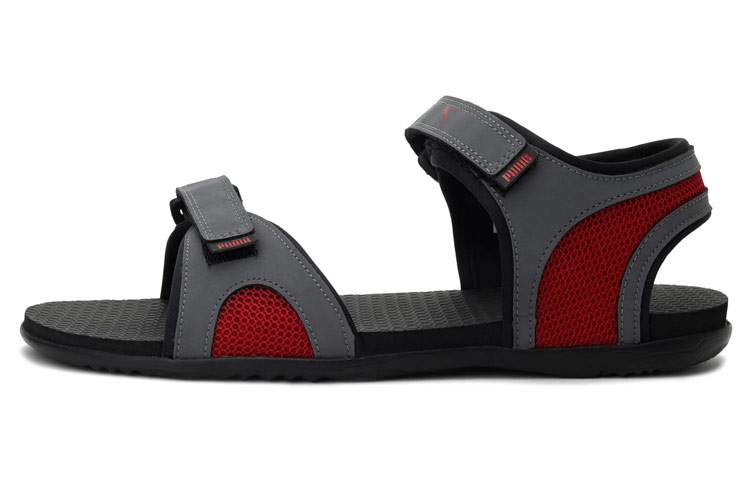 Puma Relay MU IDP Sandal 'Grey Red' 367599-06