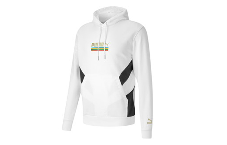 Puma Resonance Colorblock Hoodie White 599287-02