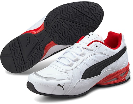 Puma Respin Sl Top Rendah Hitam/Merah 'Putih' 368846-04 Purchase Puma Respin Sl Top Rendah Hitam/Merah 'Putih' 368846-04