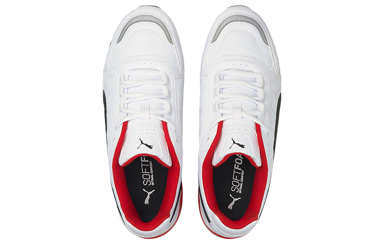 Lookbook PUMA Respin Sl 低筒 跑步鞋 男款 白黑紅