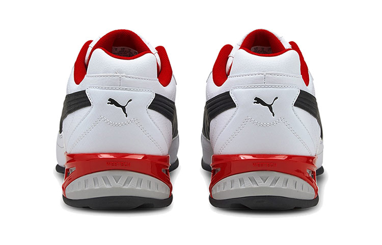 Shop PUMA Respin Sl 低筒 跑步鞋 男款 白黑紅