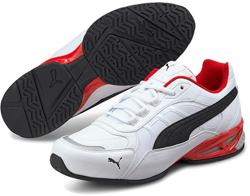 PUMA Respin Sl 低筒 跑步鞋 男款 白黑紅 Purchase PUMA Respin Sl 低筒 跑步鞋 男款 白黑紅