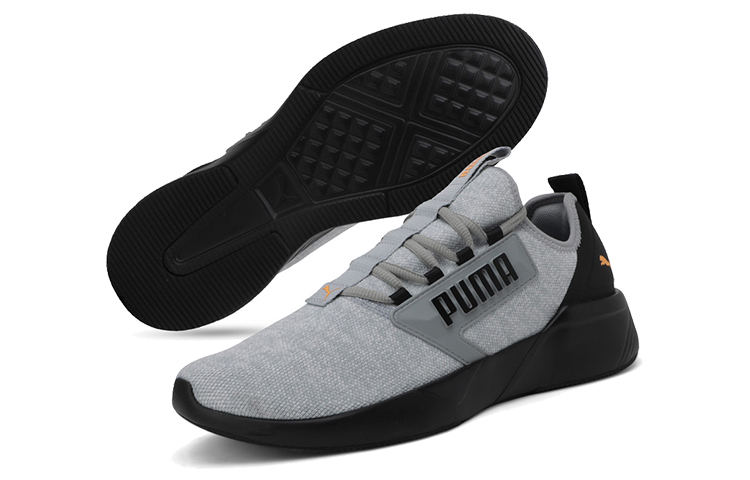 Puma Retaliate Knit 'Gray Black Orange' 圖 5