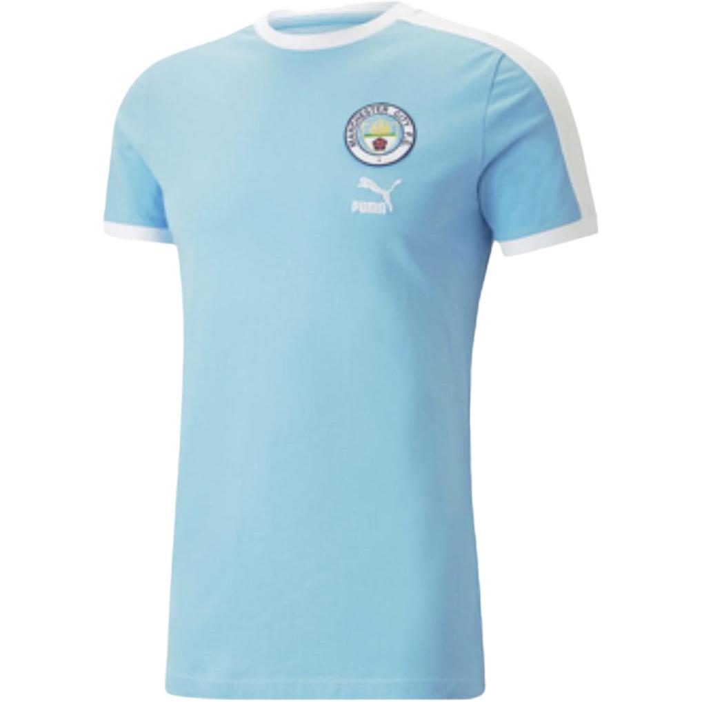 Puma Retro Blue Soccer Jersey Unisex Relaxed Fit with Print Logo 769495-01