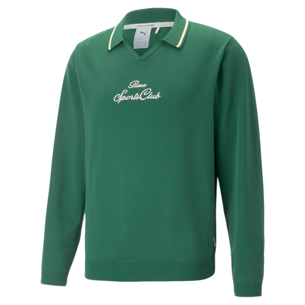 Puma Retro Breathable Unisex Green Pullover Sweatshirt 537995-37