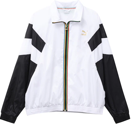 Puma Retro Colorblock Full-Zip Jacket with Gold Print Design 597610-02 Buy Puma Retro Colorblock Full-Zip Jacket with Gold Print Design 597610-02