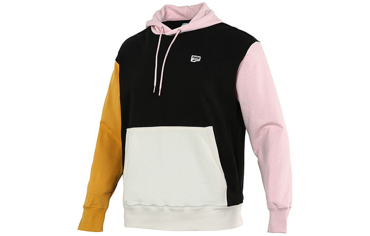 Puma Retro Colorblock Pullover Sweatshirt - Black 533040-51