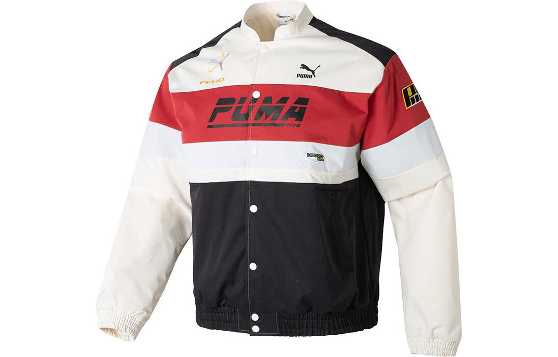 Puma Retro Colorblock Track Jacket Unisex Black/Red 625815-01