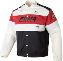 Puma Retro Colorblock Track Jacket Unisex Black/Red 625815-01 Puma Retro Colorblock Track Jacket Unisex Black/Red 625815-01