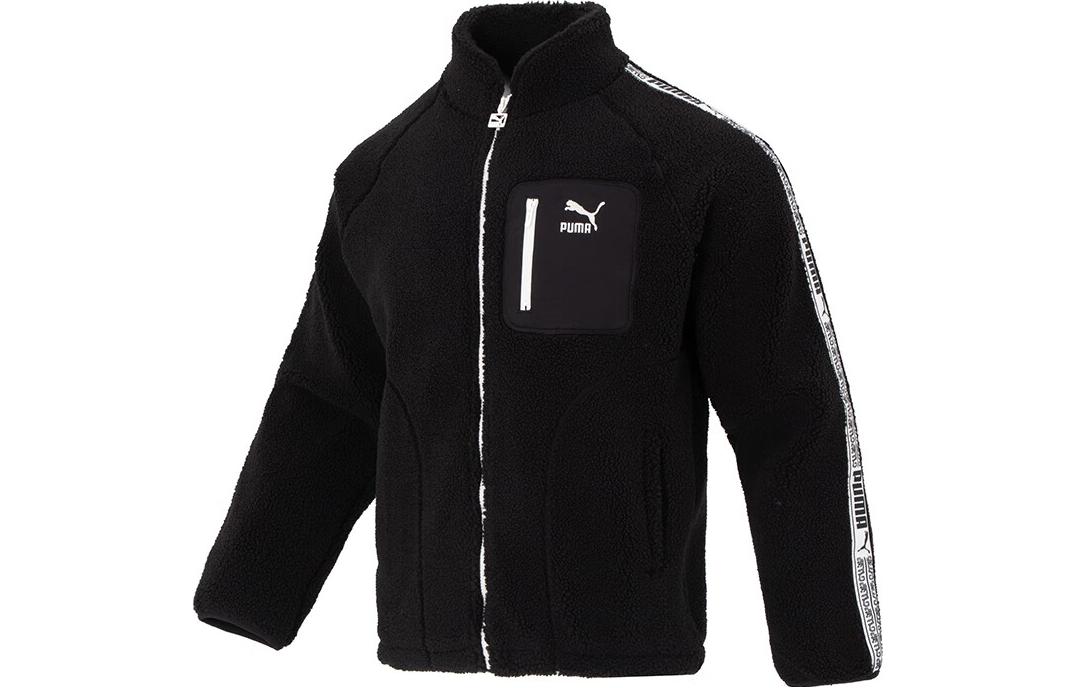 Puma Retro Colorblock Zip-Up Jacket with Lettering Unisex Style 625196-01