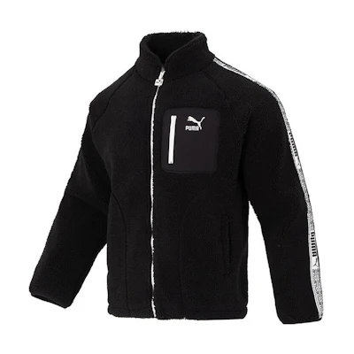 Puma Retro Colorblock Zip-Up Jacket with Lettering Unisex Style 625196-01
