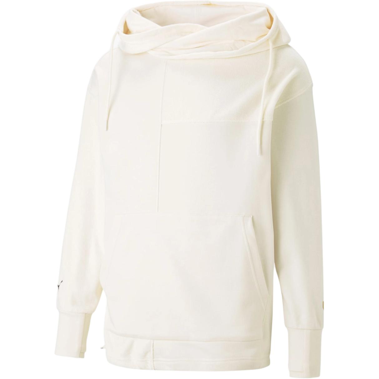 Puma Retro GenG Gaming Hoodie Unisex White Long-Sleeve Logo Sweatshirt 539010-02