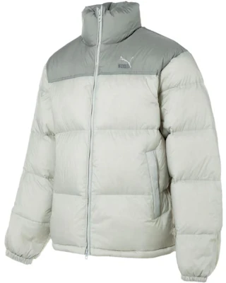 Puma 復古高領拉鍊外套 男女同款 - 灰霧色 933442-02 Order Puma 復古高領拉鍊外套 男女同款 - 灰霧色 933442-02