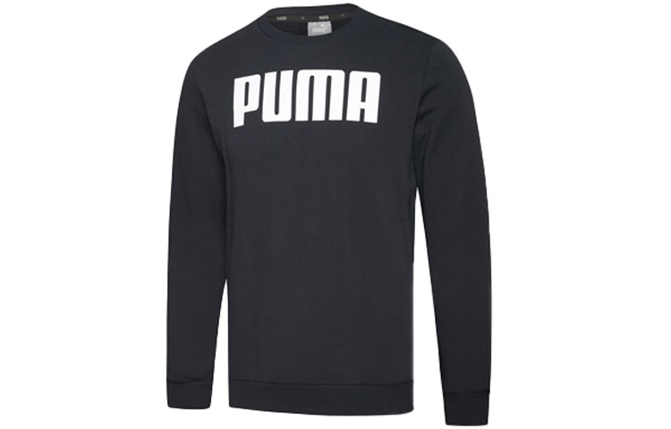 Puma Retro Logo Crewneck Sweatshirt - Black 855227-01
