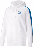 Puma Retro Logo Print Colorblock Hoodie Future Blue Unisex 531354-02 Puma Retro Logo Print Colorblock Hoodie Future Blue Unisex 531354-02