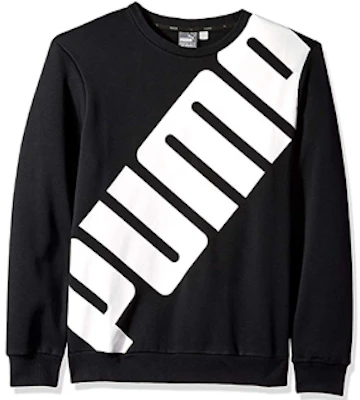 Puma Retro Logo Print Pullover Sweatshirt Black 855069-01 Buy Puma Retro Logo Print Pullover Sweatshirt Black 855069-01