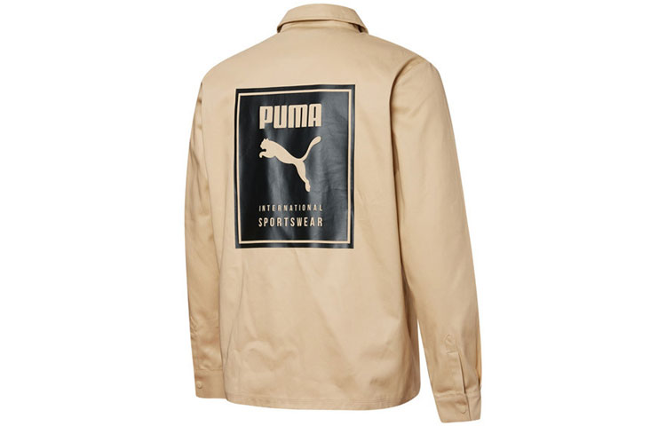 Puma Retro Outdoor Multi-Pocket Logo Print Pebble Pattern Jacket 534478-20