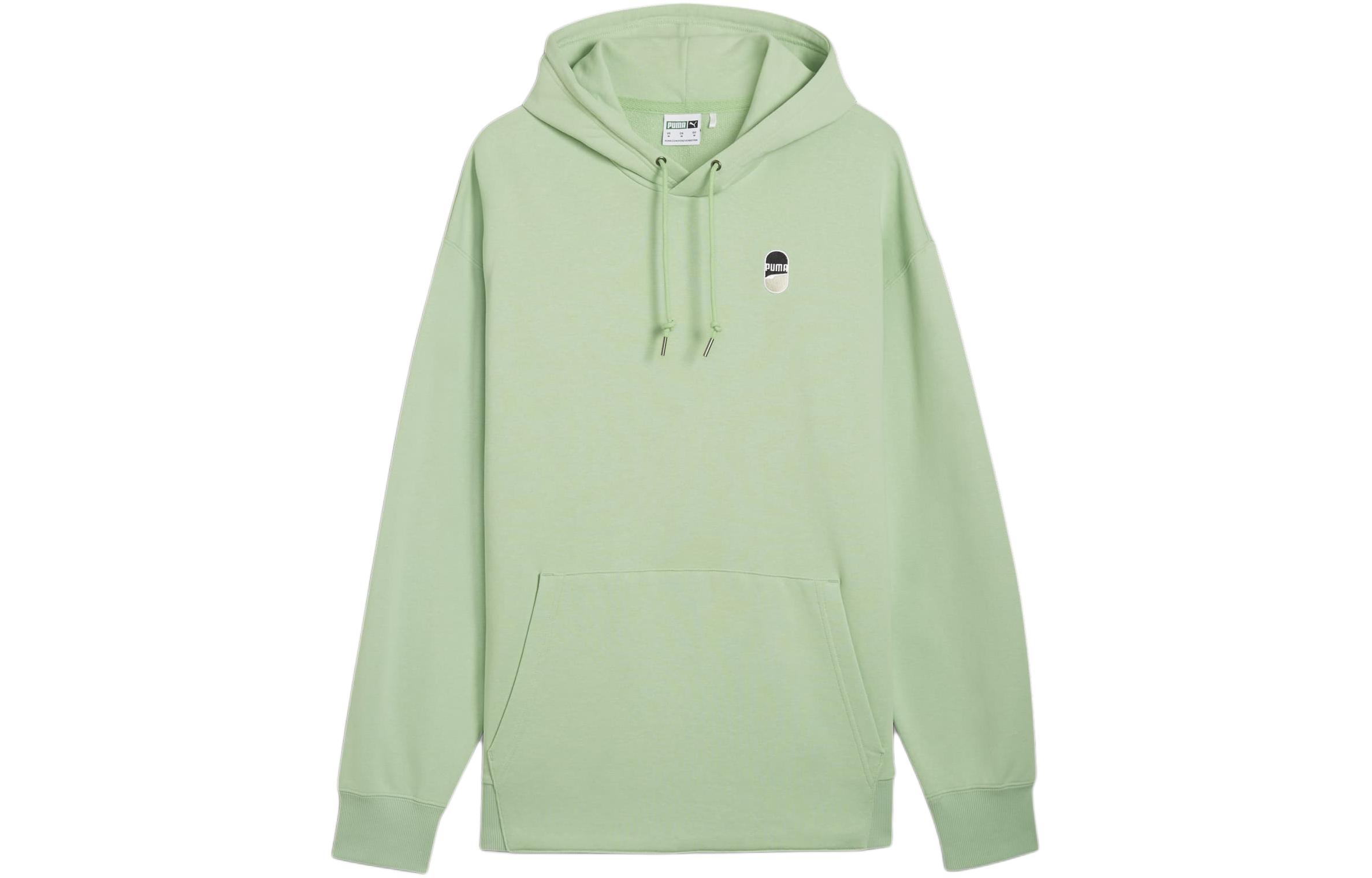 Puma Retro Oversized Pullover Hoodie Unisex Green 624376-89