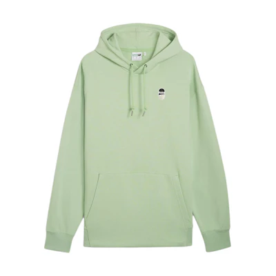Puma Retro Oversized Pullover Hoodie Unisex Green 624376-89