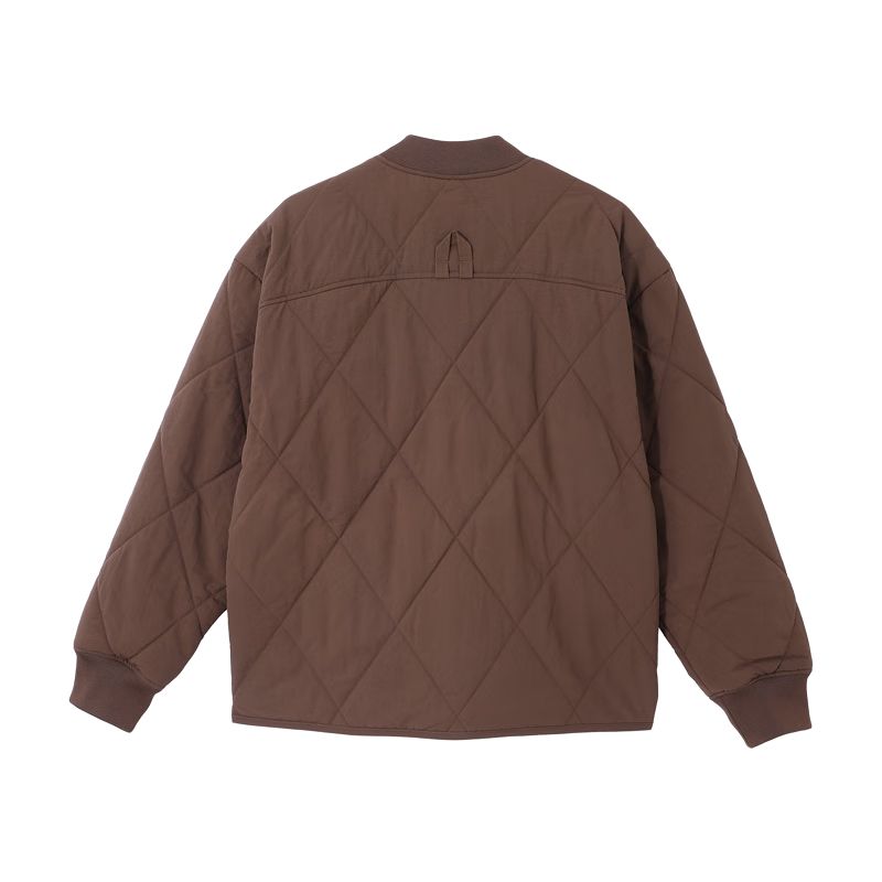 Puma Retro Reverie Unisex Padded Bomber Jacket Coffee Brown Casual Stylish Coat 631173-65 圖 3