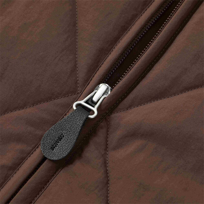 Puma Retro Reverie Unisex Padded Bomber Jacket Coffee Brown Casual Stylish Coat 631173-65 圖 7