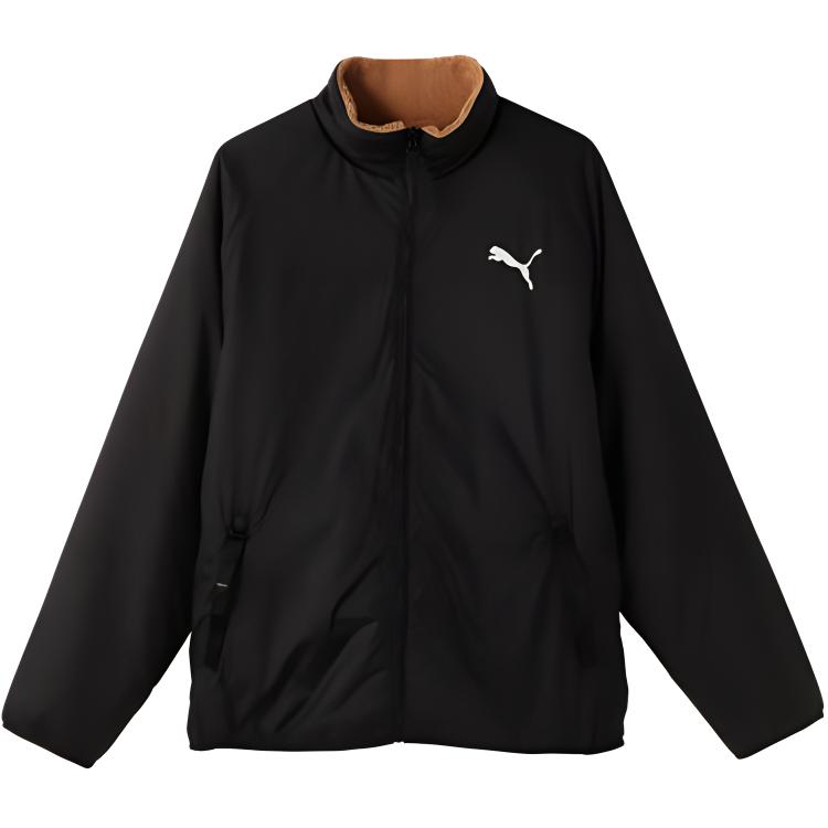 Puma Retro Reversible Black Long Sleeve Casual Jacket for Men 685836-01