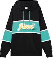 Puma Retro Sports Letter Print Hoodie Black American College Style 625800-01 Puma Retro Sports Letter Print Hoodie Black American College Style 625800-01