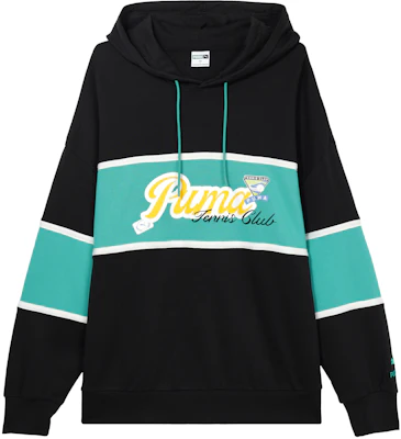 Puma Retro Sports Letter Print Hoodie Black American College Style 625800-01 Buy Puma Retro Sports Letter Print Hoodie Black American College Style 625800-01