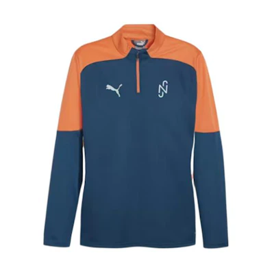 Puma Retro Track Jacket with Logo Print and Colorblock Design - Blue 658950-13