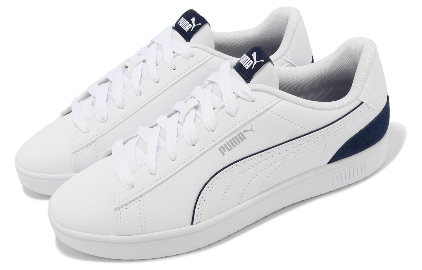 Lookbook Puma Rickie Classic Plus ''Blanc Bleu Persan'' 396013-01