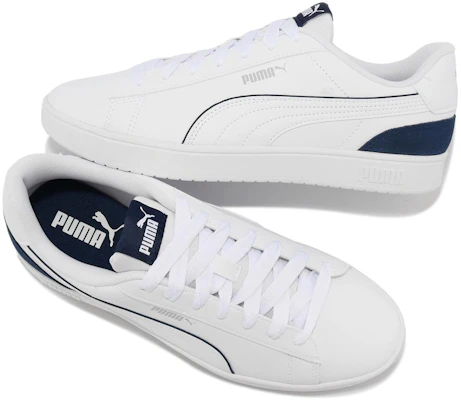 Puma Rickie Classic Plus ''Blanc Bleu Persan'' 396013-01 Shop Puma Rickie Classic Plus ''Blanc Bleu Persan'' 396013-01