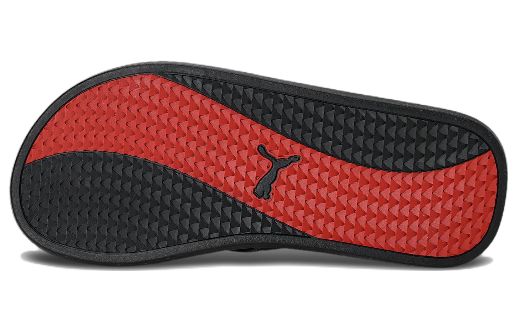 Shop Puma Ricordo Slide 'Negro Rojo' 380366-04