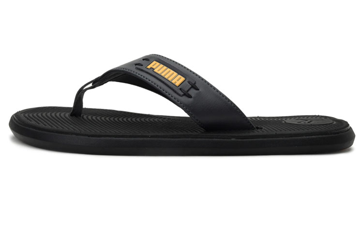 Puma Ricordo Slides 'Black Yellow' 380366-02