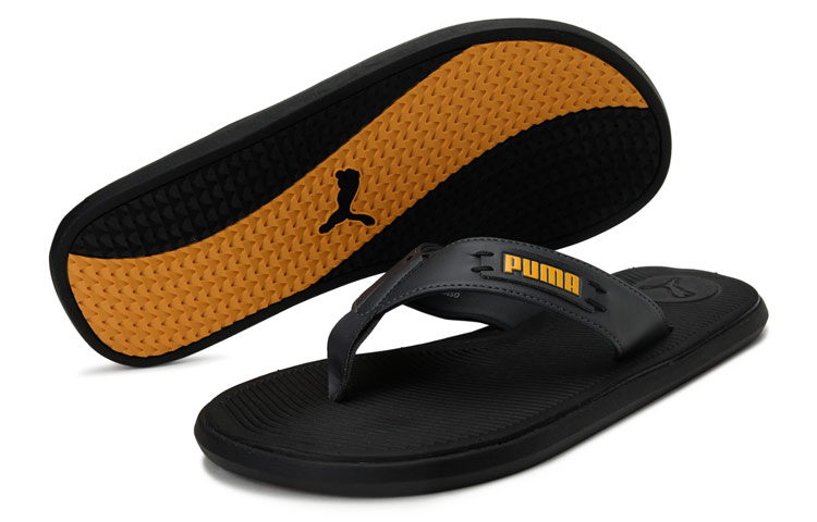 Shop Puma Ricordo Sandales ''Noir Jaune'' 380366-02