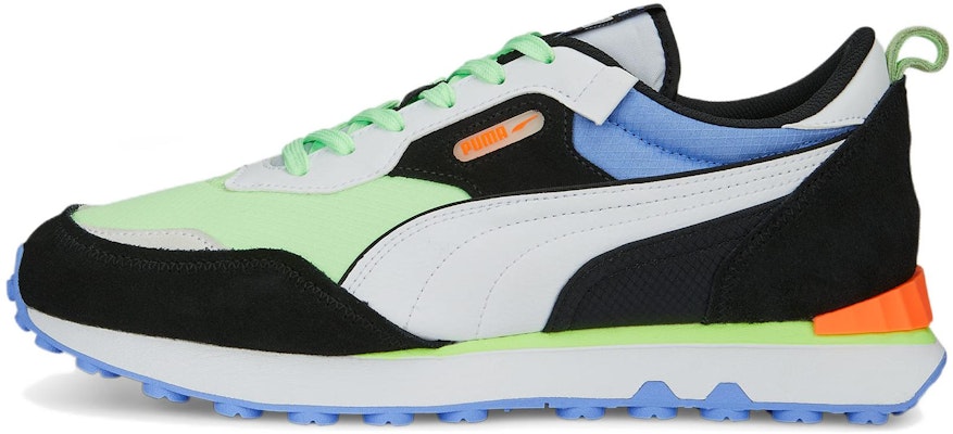 プーマ ライダーFV "フューチャービンテージ - ブラックライム" 387672-19 Buy プーマ ライダーFV "フューチャービンテージ - ブラックライム" 387672-19