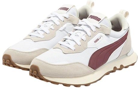 PUMA Rider FV Pop Fs 耐磨防滑 低筒 運動休閒鞋 男女通款 白灰紫 Lookbook PUMA Rider FV Pop Fs 耐磨防滑 低筒 運動休閒鞋 男女通款 白灰紫