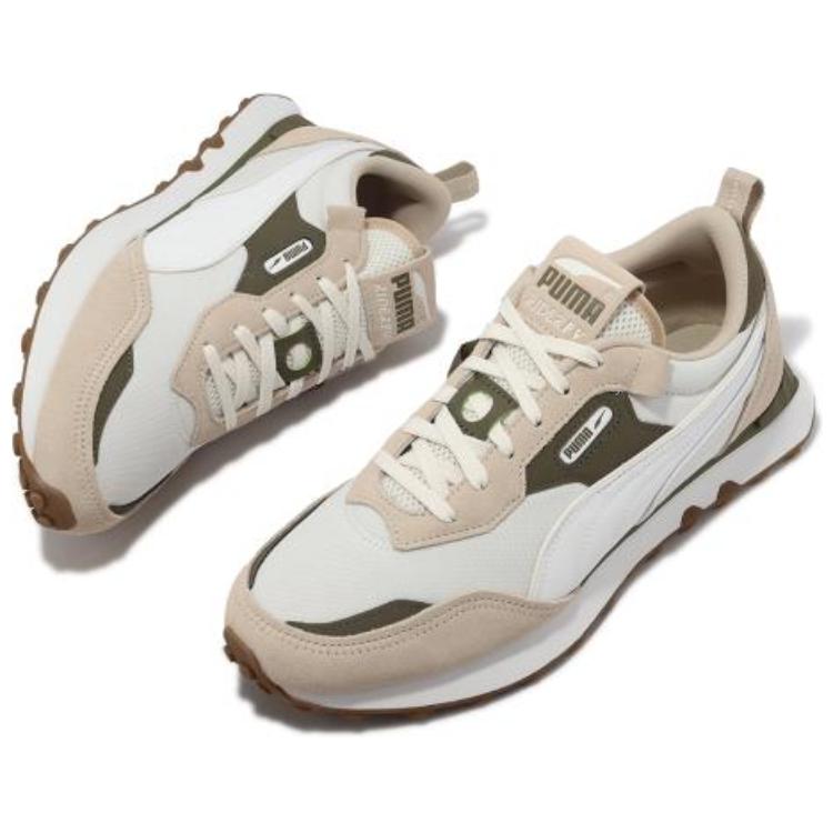 Shop Puma Rider FV Base 'Warm White Olive Drab' 393231-01