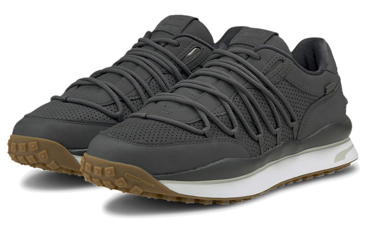 Lookbook Sepatu Puma Lace Rider Prm Abu/Putih 375956-01