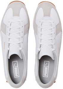 彪馬軍訓訓練滑手低幫運動休閒鞋 男女同款 灰白色 Lookbook 彪馬軍訓訓練滑手低幫運動休閒鞋 男女同款 灰白色