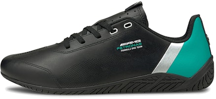 Puma Mercedes F1 Ridge Low Top Cat Black/Green/Silver 306650-02 Puma Mercedes F1 Ridge Low Top Cat Black/Green/Silver 306650-02