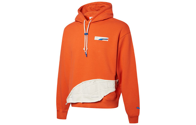 Puma ROARINGWILD Puma Logo Patch Colorblock Hoodie Pullover Sweatshirt Men 532593-89