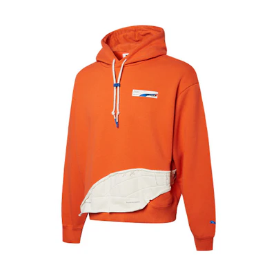 Puma ROARINGWILD Puma Logo Patch Colorblock Hoodie Pullover Sweatshirt Men 532593-89