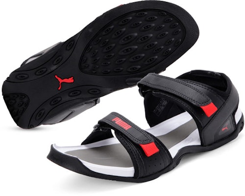 プーマ ロッキーIDPサンダル (黒/白/赤) 339833-01 Lookbook プーマ ロッキーIDPサンダル (黒/白/赤) 339833-01