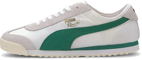 (Women) Puma Roma '68 Nylon White/Green 371748-02 (Women) Puma Roma '68 Nylon White/Green 371748-02